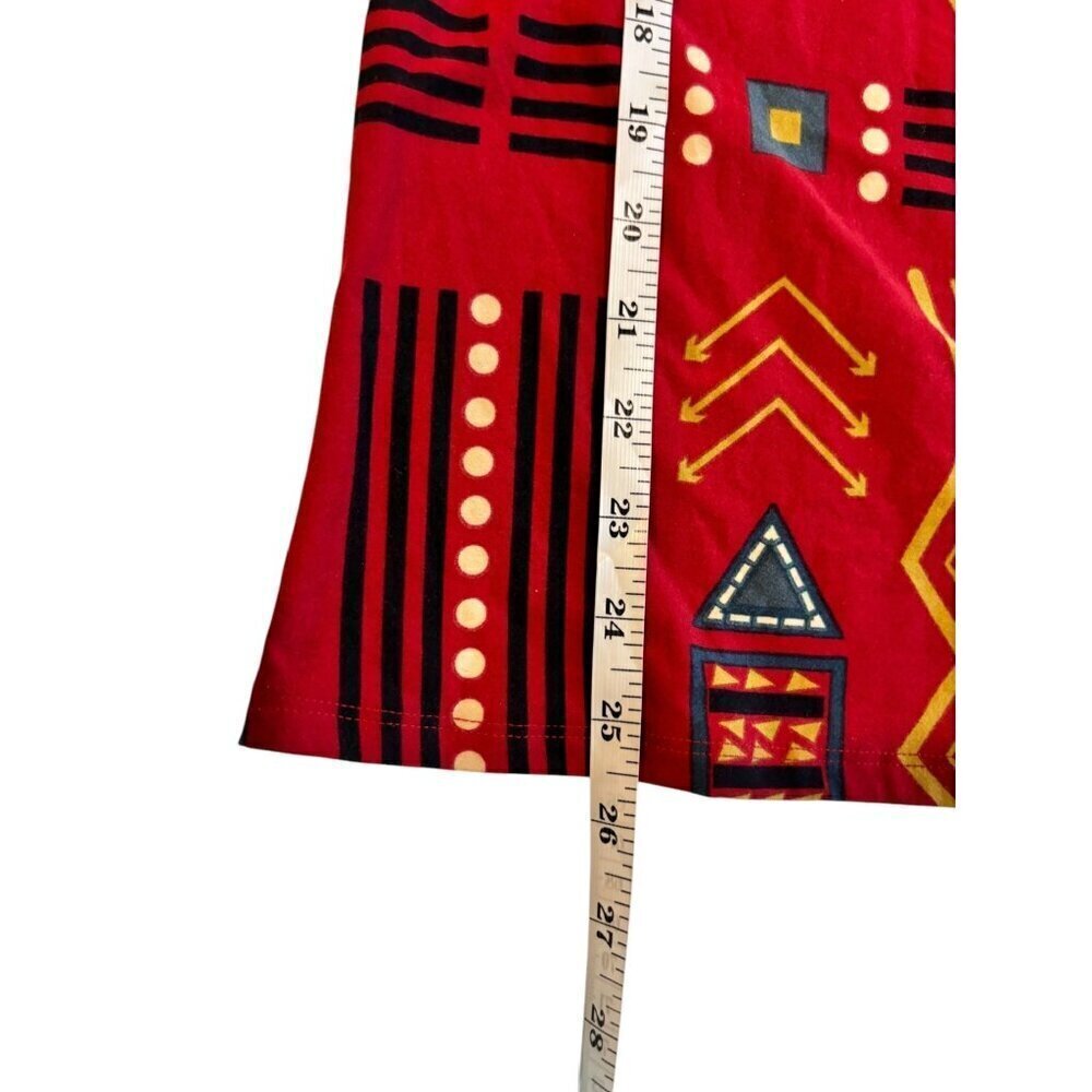 LuLaRoe Gigi Women's Red Design Top - Picture 6 of 7